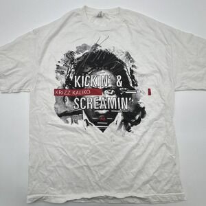 SIGNED Rare Krizz Kaliko Hiphop Kickin' & Screamin' T Shirt Music Tech N9NE XL